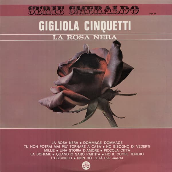 Album cover art for La Rosa Nera