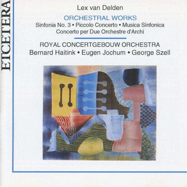 Album cover art for Lex Van Delden: Orchestral Works