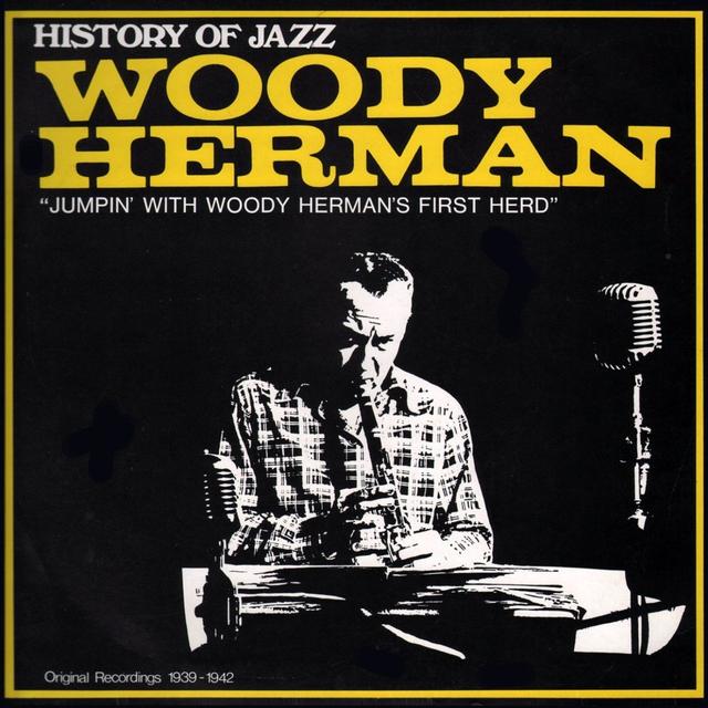 Album cover art for Jumpin' With Woody Herman's First Herd