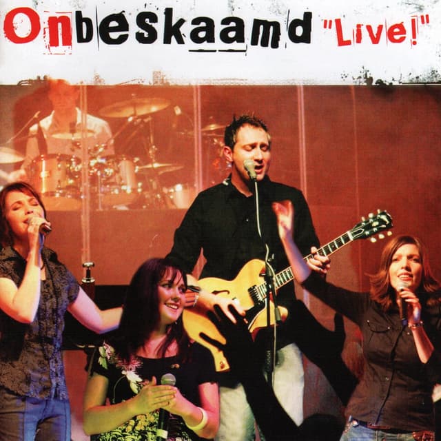 Album cover art for Onbeskaamd: "Live"
