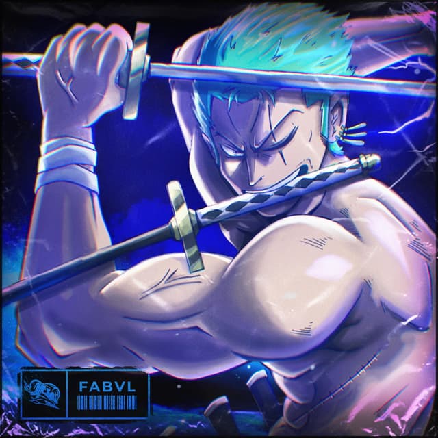 Album cover art for 3 Blades (Inspired by "One Piece")