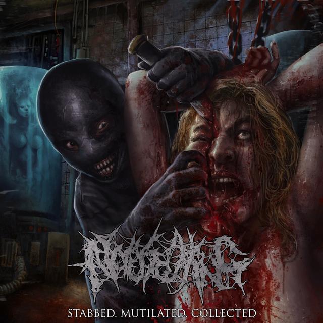 Album cover art for Stabbed.Mutilated.Collected