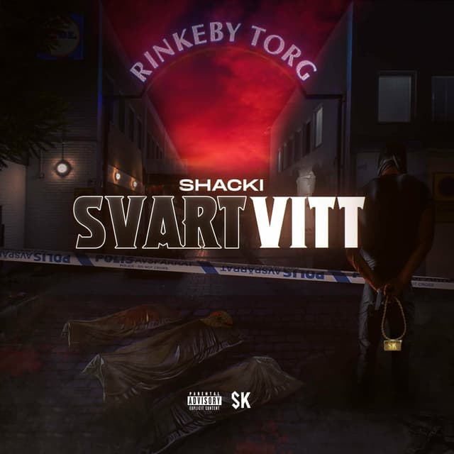 Album cover art for Svartvitt
