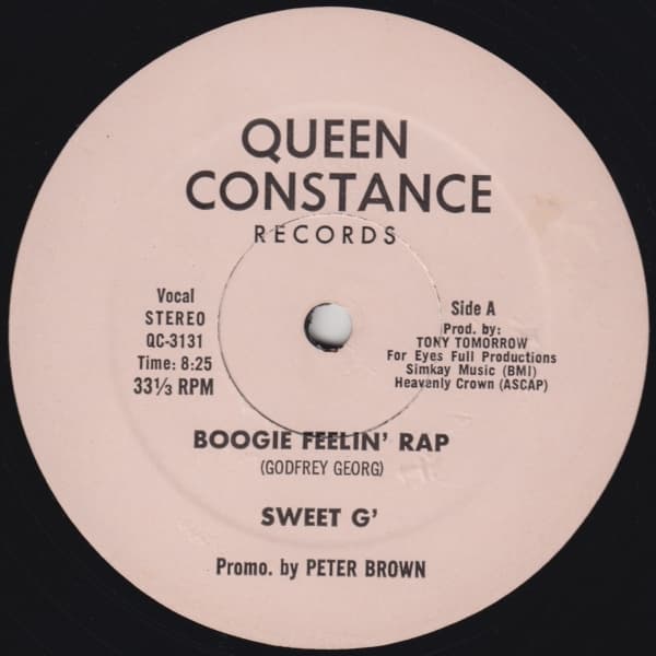 Album cover art for Boogie Feelin' Rap
