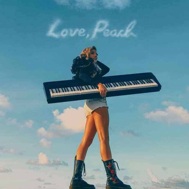 Album cover art for Love, Peach