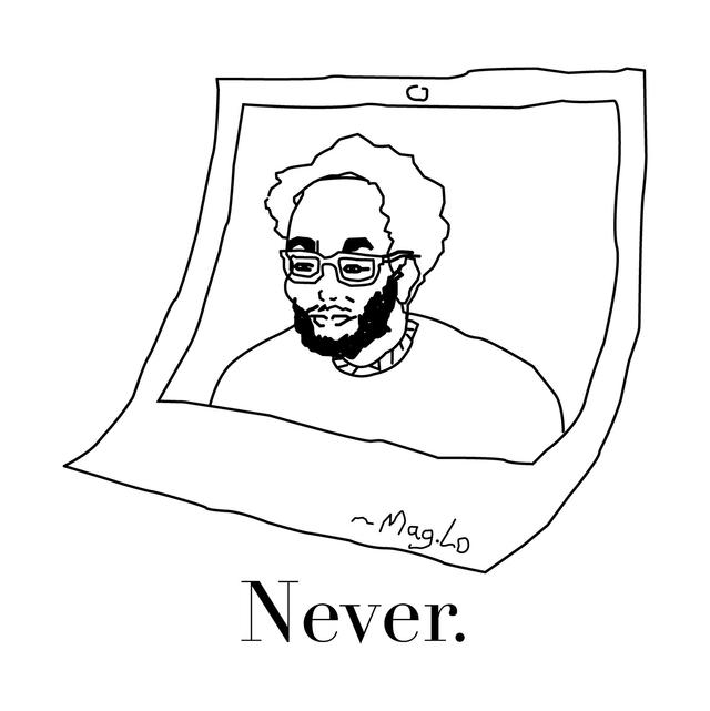 Album cover art for NEVER.