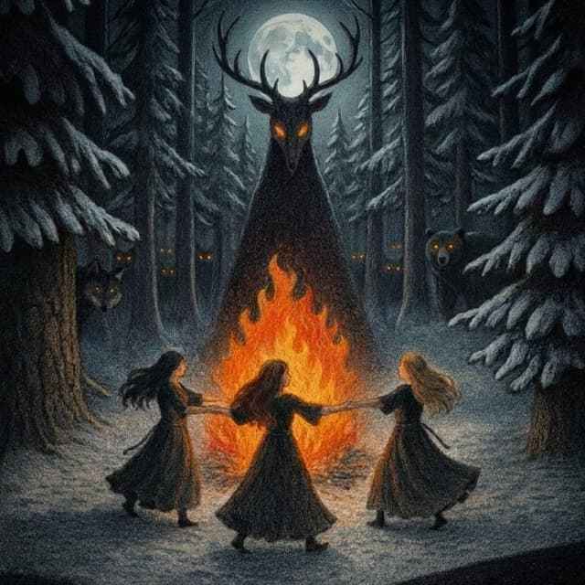 Album cover art for Темный хоровод