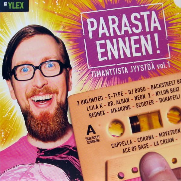 Album cover art for Parasta ennen! Timanttista jyystöä, volume 1