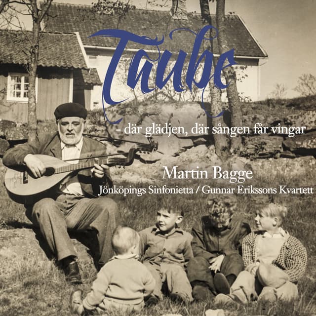 Album cover art for Taube - där glädjen, där sången får vingar