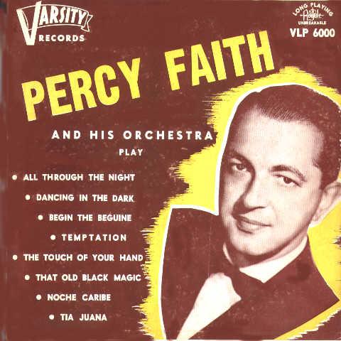 Album cover art for Percy Faith and His Orchestra Plays