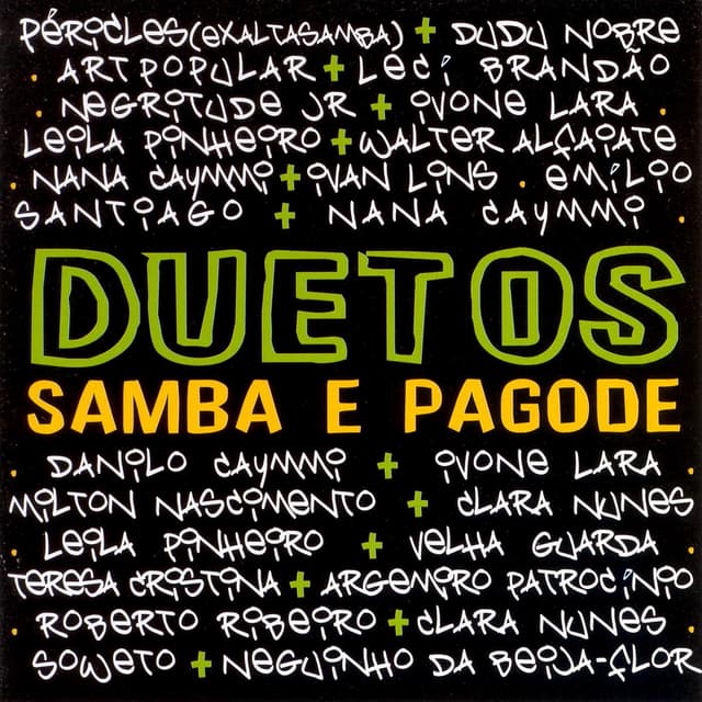 Album cover art for Duetos Samba & Pagode