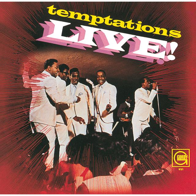 Album cover art for Temptations Live!