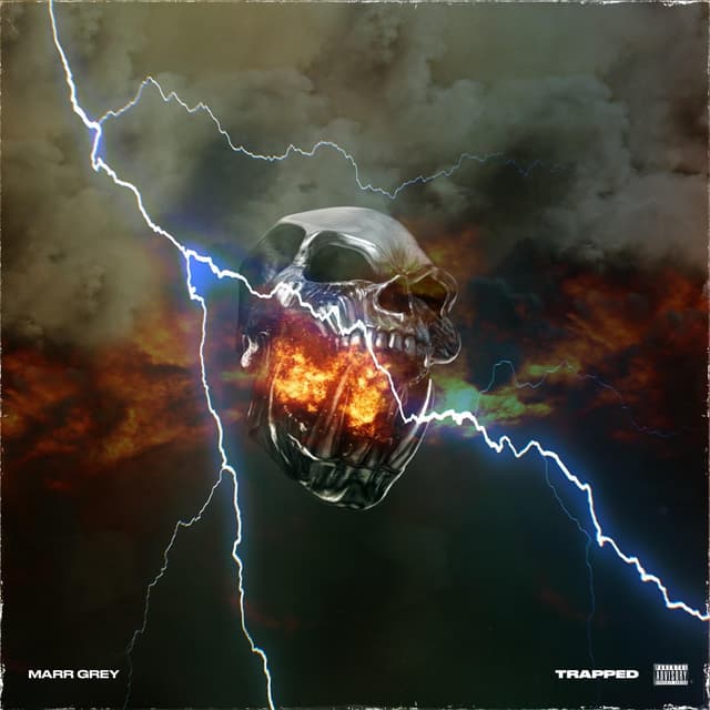 Album cover art for Trapped
