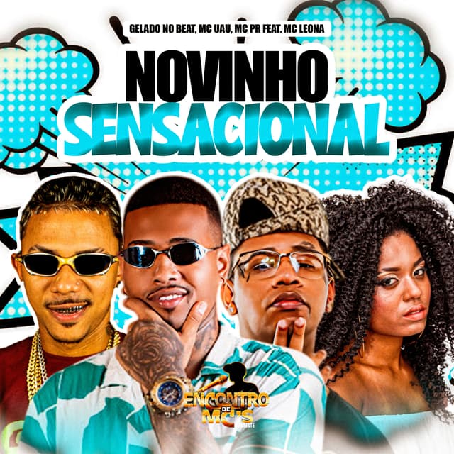 Album cover art for NOVINHO SENSACIONAL