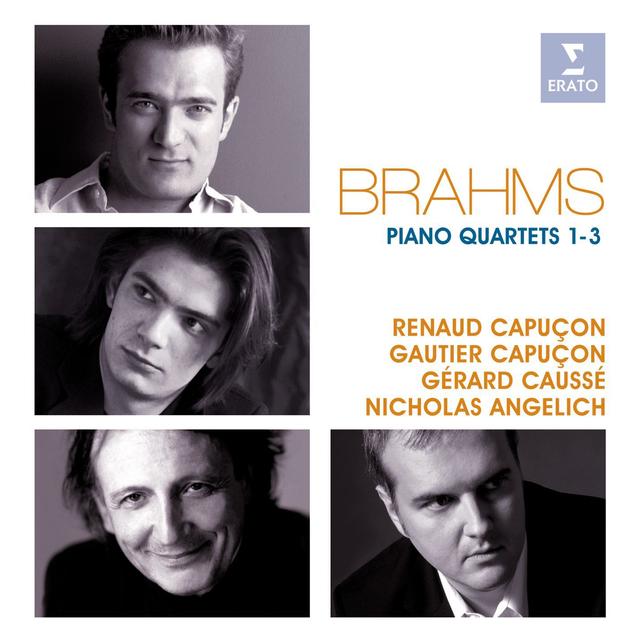 Album cover art for Brahms: Piano Quartets 1-3