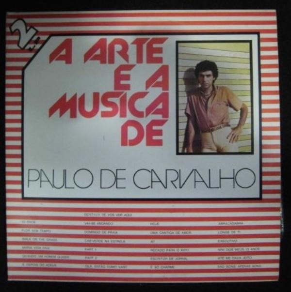 Album cover art for A Arte E A Musica De Paulo De Carvalho