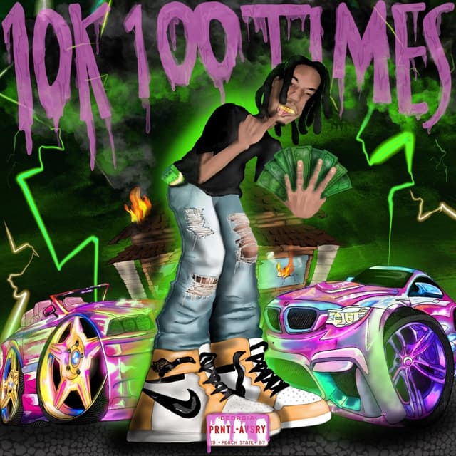 Album cover art for 10k 100 Times