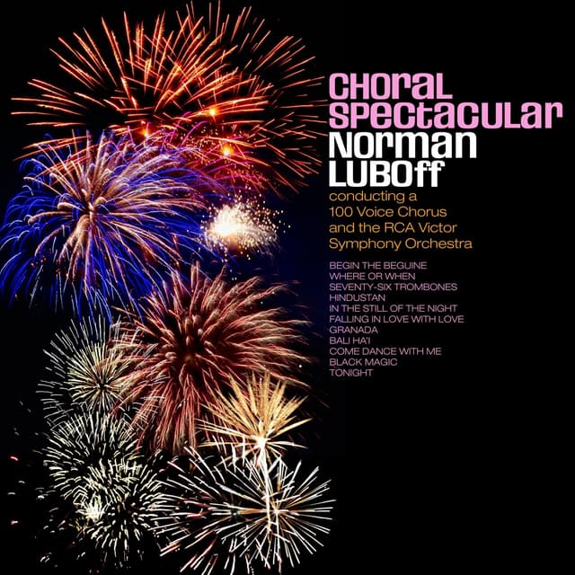 Album cover art for A Choral Spectacular