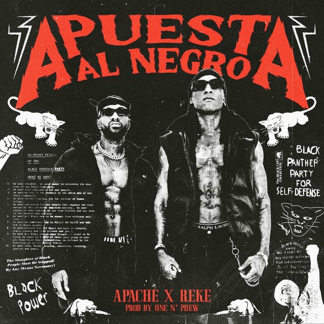 Album cover art for APUESTA AL NEGRO