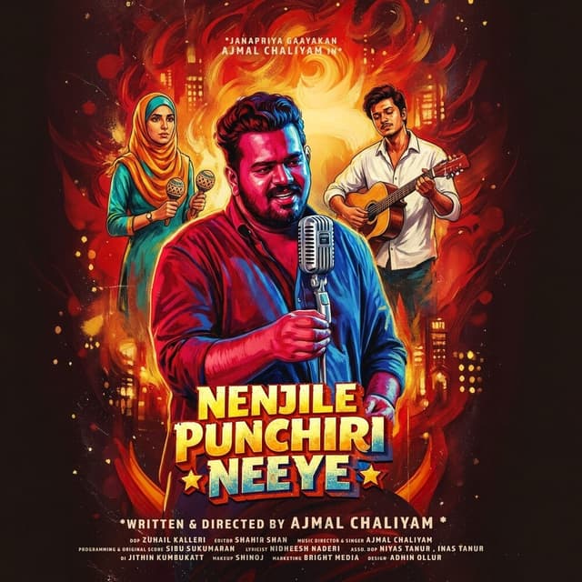 Album cover art for Nenjile Punchiri Neeye