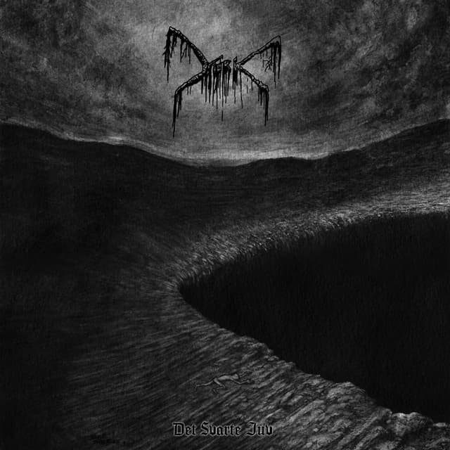 Album cover art for Det svarte juv