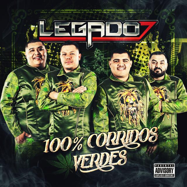 Album cover art for 100% Corridos Verdes