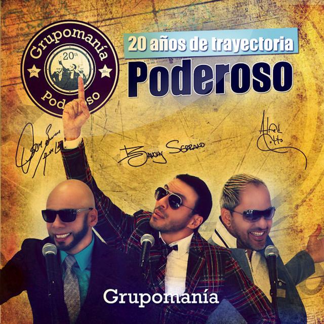 Album cover art for Poderoso (20 Años de Trayectoria)