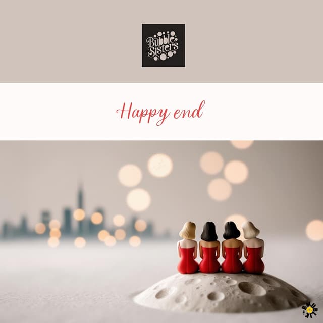 Album cover art for Happy end