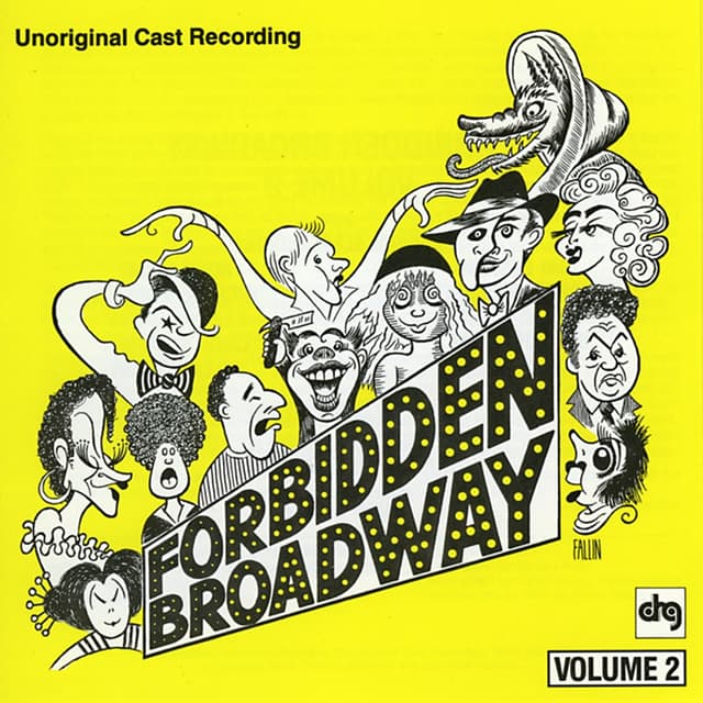 Album cover art for Forbidden Broadway, Volume 2