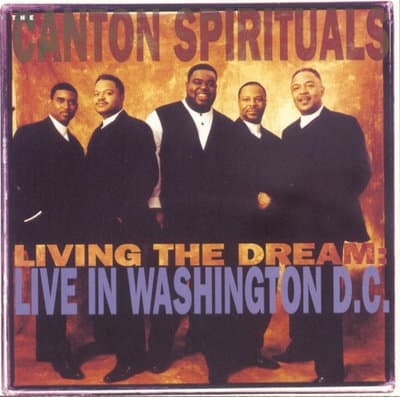 Album cover art for Living The Dream - Live In Washington D.C.