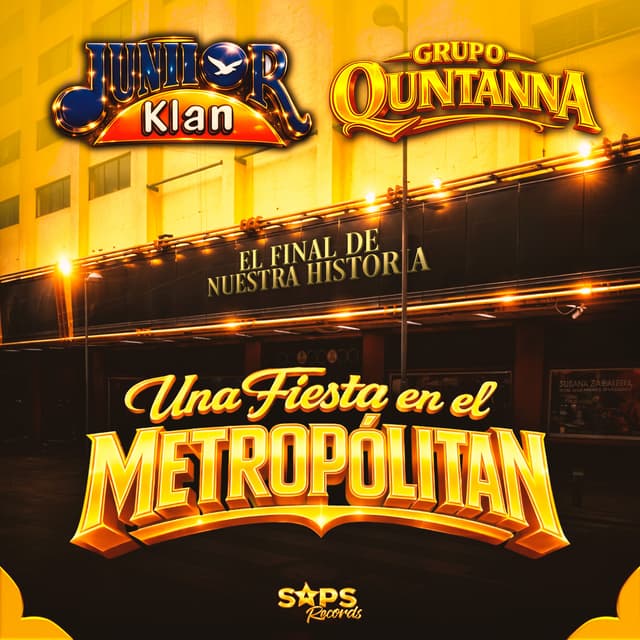 Album cover art for El Final de Nuestra Historia (Una Fiesta en el Metropólitan)