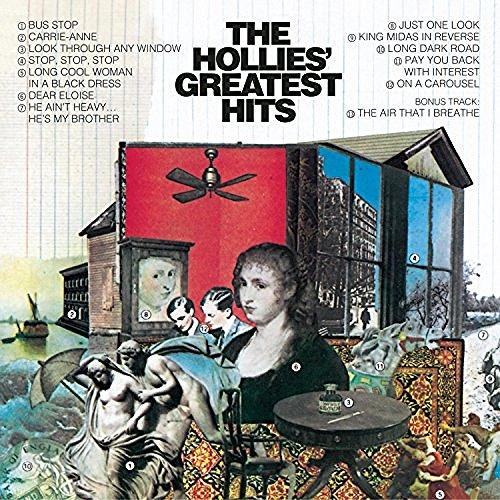 Album cover art for The Hollies' Greatest Hits