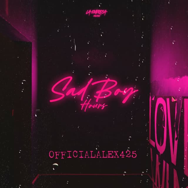 Album cover art for Sad Boy Hours