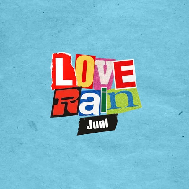 Album cover art for LOVE RAIN - Single