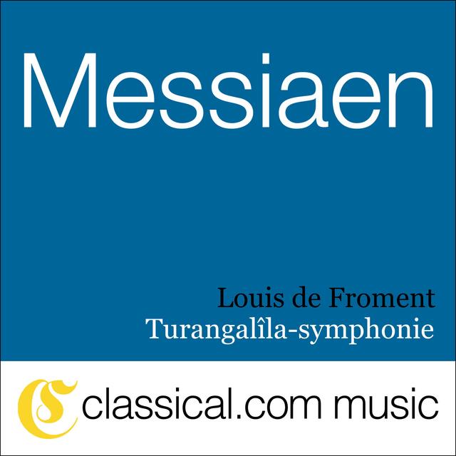 Album cover art for Olivier Messiaen, Turangalîla-Symphonie