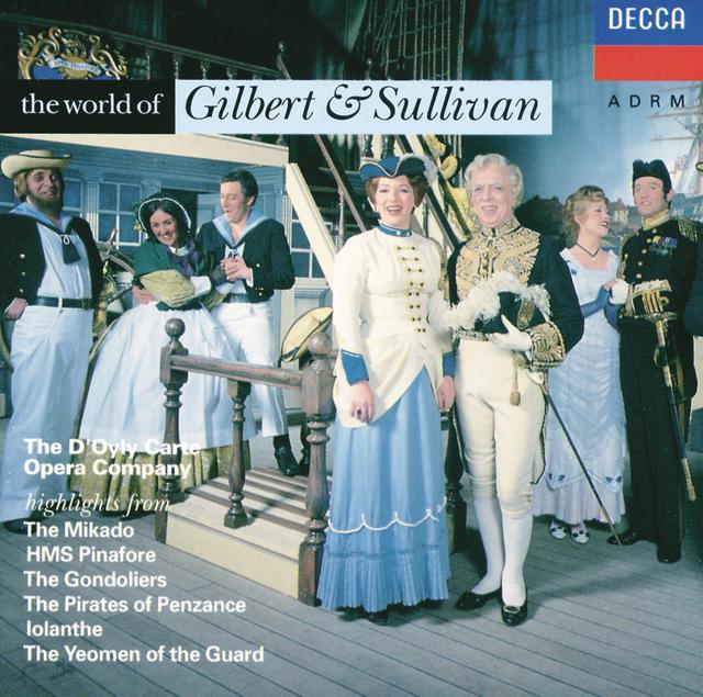 Album cover art for The World of Gilbert & Sullivan