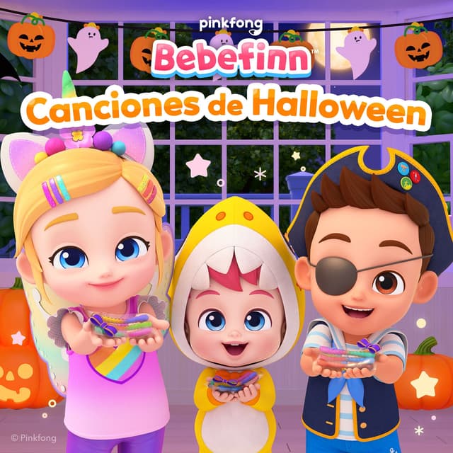 Album cover art for Bebefinn Canciones de Halloween