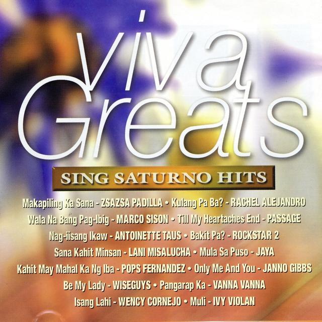 Album cover art for Viva Greats Sing Saturno Hits