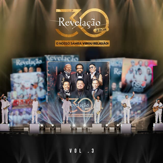 Album cover art for Revelação 30 Anos: O Nosso Samba Virou Religião!, Vol. 3