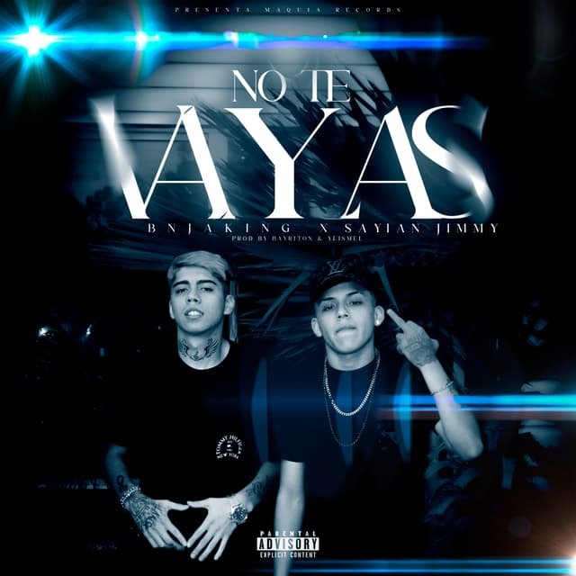 Album cover art for No Te Vayas