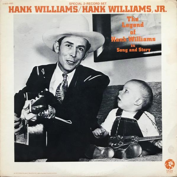 Album cover art for The Legend of Hank Williams in Song and Story