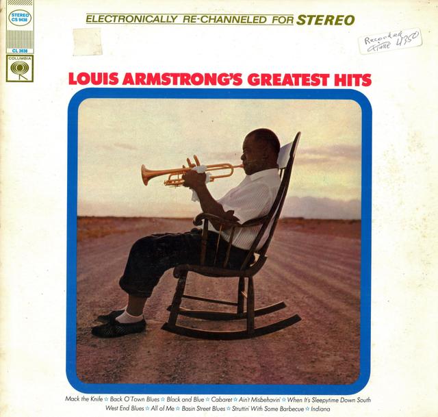 Album cover art for Louis Armstrong's Greatest Hits