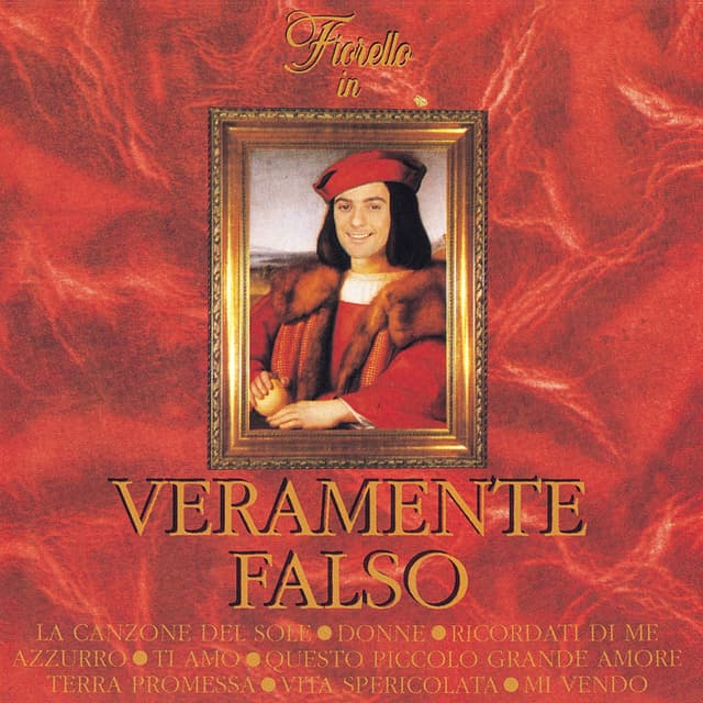 Album cover art for Veramente Falso