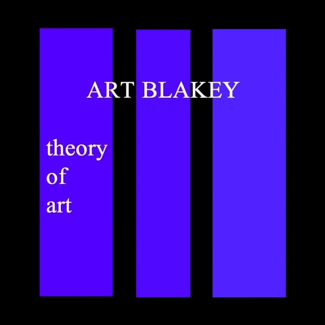 Album cover art for Theory Of Art