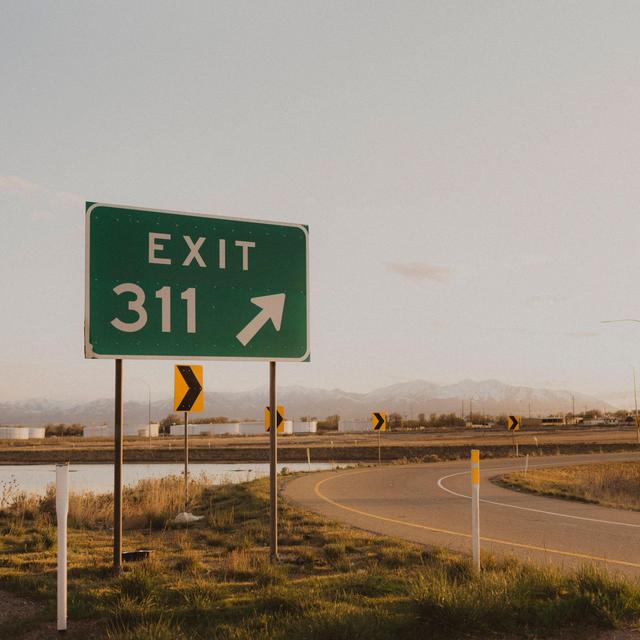 Album cover art for Exit Signs
