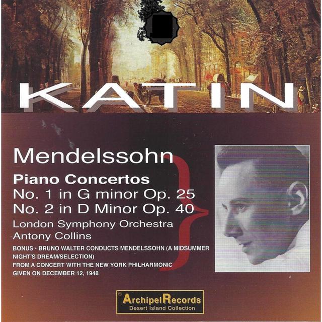 Album cover art for Mendelssohn : Piano Concertos Nos 1 & 2 - Version