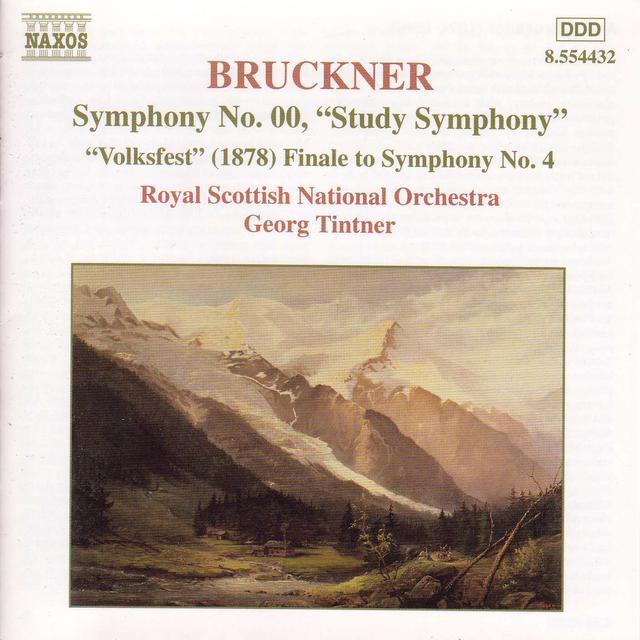 Album cover art for Symphony No. 00, "Study Symphony" / "Volkfest" (1878) Finale To Symphony No. 4