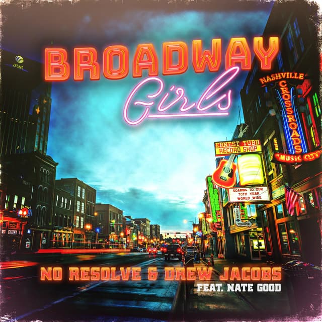 Album cover art for Broadway Girls
