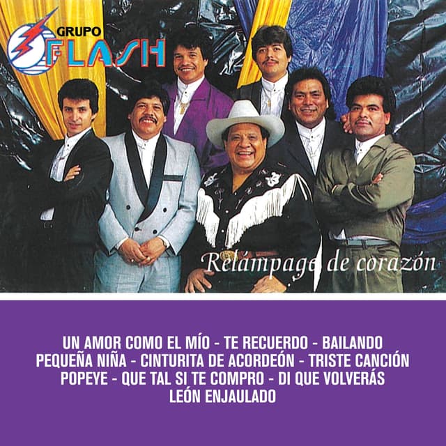 Album cover art for Relámpago de Corazón
