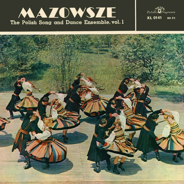 Album cover art for The Polish Song and Dance Ensemble, Vol. 1